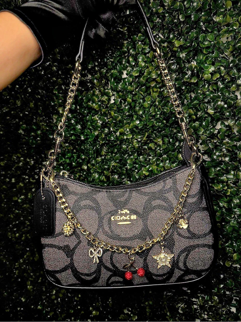 Coach Black Chain Crossbody Bag